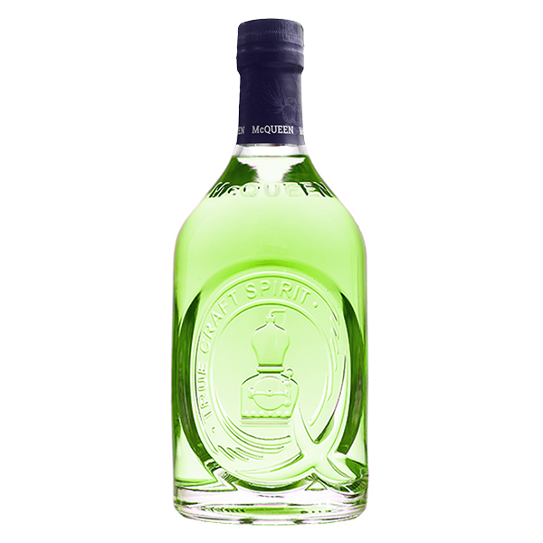 A bottle of McQueen Gin Coconut and Lime